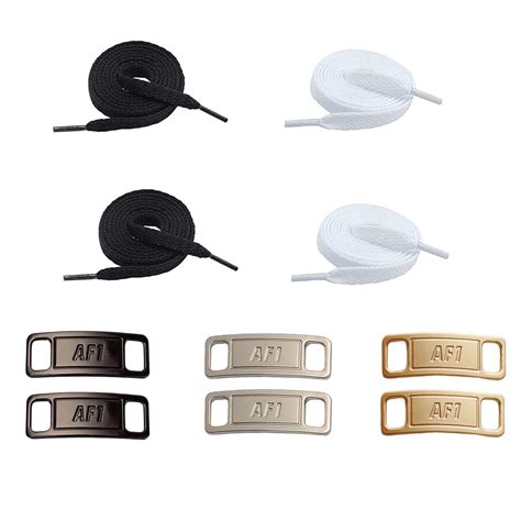 Buy Air Force 1 & AJ 1 Shoe Lace Charms - 3 Pairs, 120cm Flat Sneaker ...