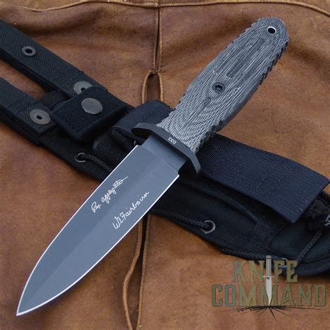 Boker Applegate-Fairbairn A-F 5.5 Black Harsey Combat Knife 121545 ...