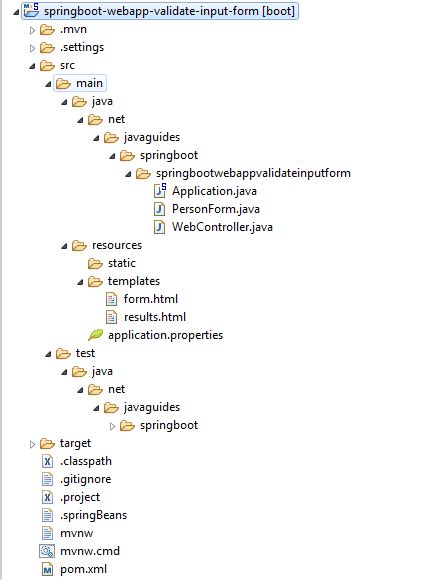 Image result for To Display Inputs of HTML Forms Using Spring Boot