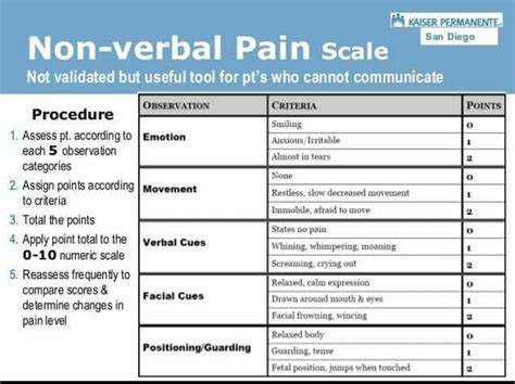 Adult Nonverbal Pain Scale
