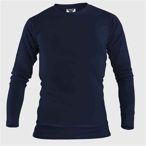 Solid Navy Blue Plus Size Full Sleeve T-shirt – Unstandard clothing
