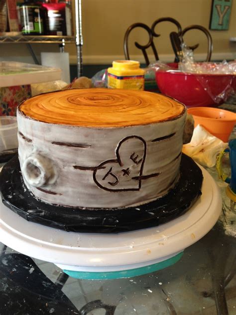 Image result for Birch Tree Cake Tutorial