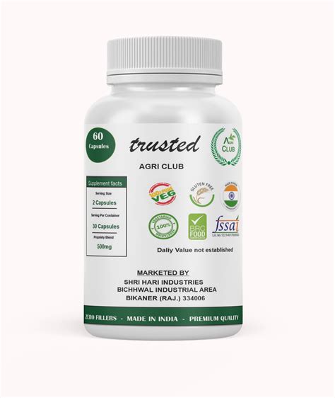 Spirulina Capsule 100 % Natural