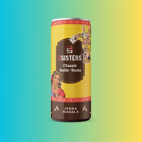3Sisters Indie-Soda - Jeera Masala (12 Cans) – 3SistersDrinks