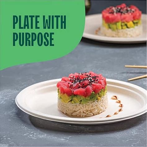 StackMan 100% Compostable Oval Paper Plates [50-Pack] - India | Ubuy