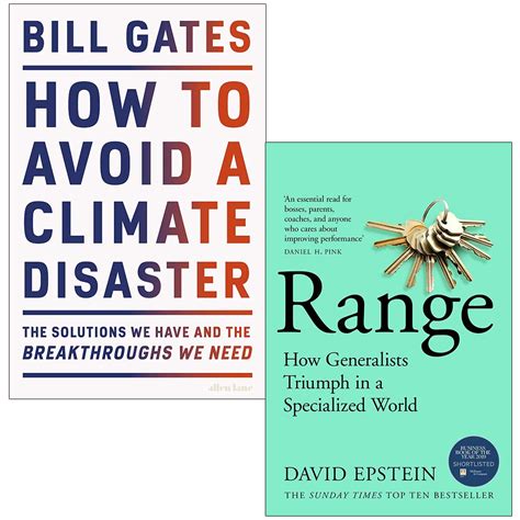 How to Avoid a Climate Disaster By Bill Gates & Range How Generalists ...