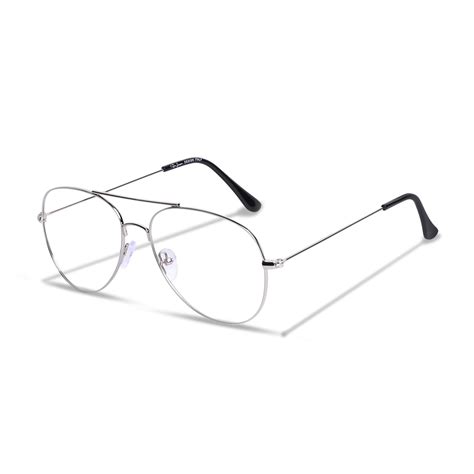 REDEX AVIATOR UNISEX SILVER COLOR FULL FRAME – J.K Opticals