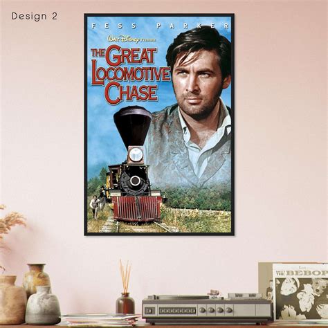 The Great Locomotive Chase (1956) Movie Poster Print - Citiesbox