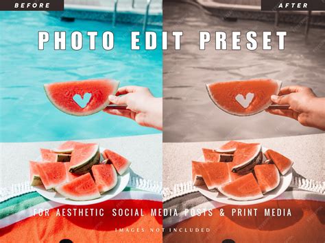 Premium PSD | Retro photo edit preset filter for banners brochures ...