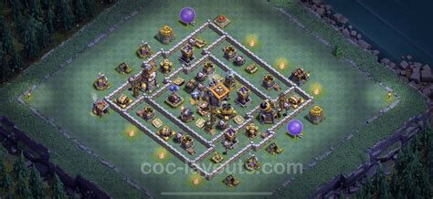 Best Builder Hall Level 9 Anti 2 Stars Base with Link - Clash of Clans ...