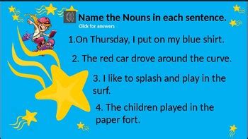 Gr 2 L6W9: No prep interactive pptx: Practice r controlled vocab. & nouns