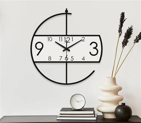 Buy AVVIC MART Stylish Metal Analog Wall Clock for Living Room, Bedroom ...