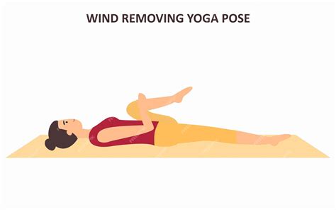 Yoga Wind Releasing Pose