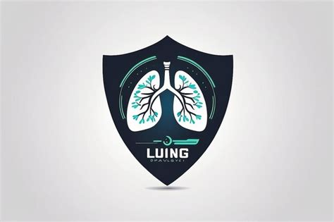 Le logo de la planète des poumons est conçu par Vector Lungs Shield ...