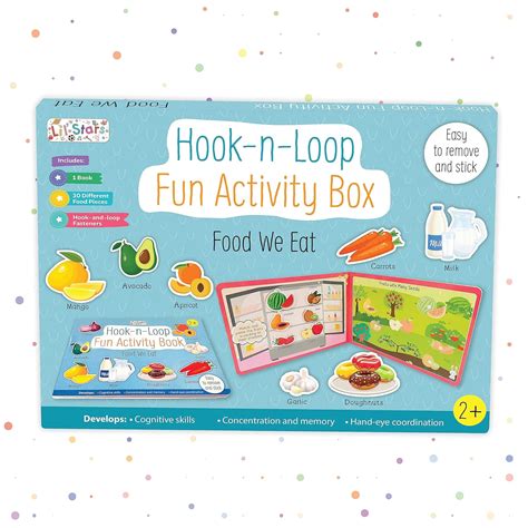 Buy Hook n Loop Fun Activity Box | Velcro Books | Montessori Activity ...