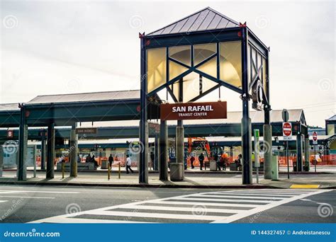 March 31, 2019 San Rafael / CA / USA - San Rafael Transit Center in ...