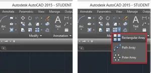 Image result for How to Use Array in AutoCAD