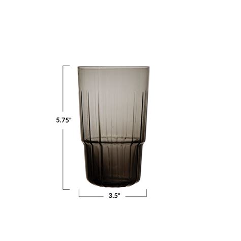 20 oz. Drinking Glass grey - Theophilus