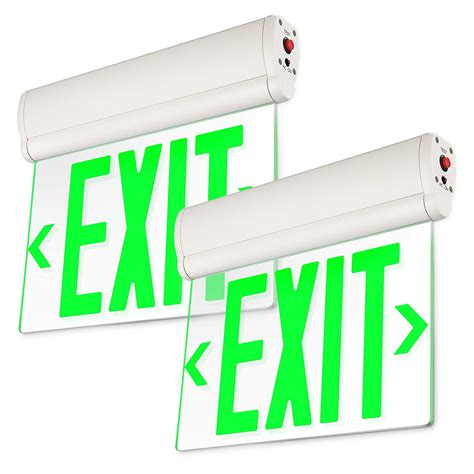 Lighted Emergency Exit Signs
