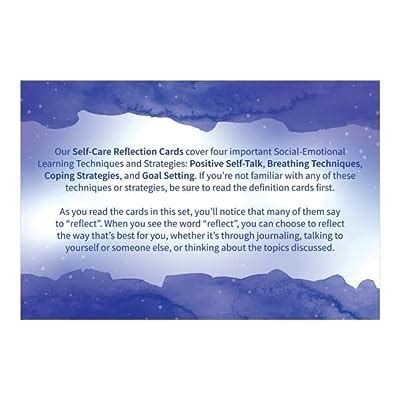 Really Good Stuff Self Care Reflection Cards-Mindful | Ubuy India