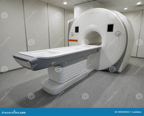 Medical CT, MRI, or PET Scan Machine Positioned in a Modern Hospital Laboratory. Stock Photo ...