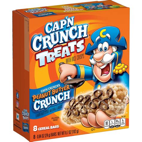 Quaker Captain Crunch Peanut Butter Treat Bar - 8ct (Pack of 8) | Buy ...