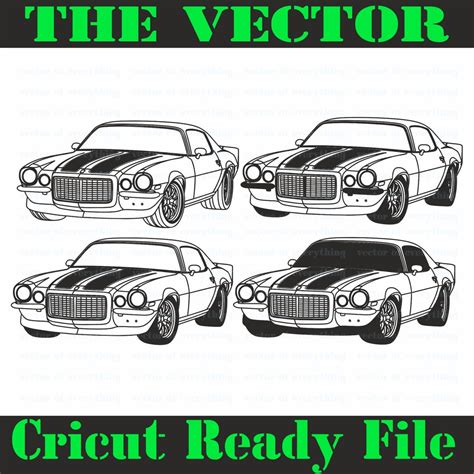 Buy 1970 Chevy Camaro Ss SVG, Vector Cut File, Cricut, Silhouette ...