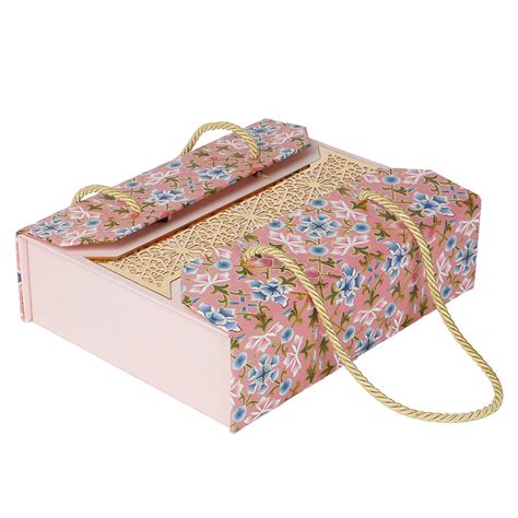 Magnetic Floral Hamper Box with 4 jars (10.25x8.25x3) Inch 9091 – Nice ...