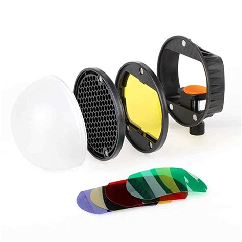 Buy HIFFIN MagDome Color Filter Reflector Honeycomb Diffuser Ball Photo ...