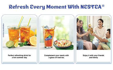 Nestea Powder Instant Iced Tea Lemon Flavour 400g Pouch
