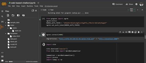 Image result for Create a Chatbot Using Python On Googlecolab