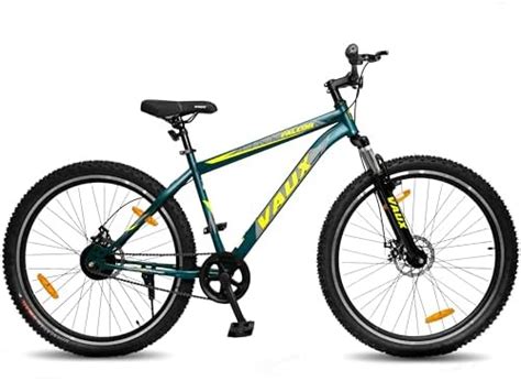 Buy Vaux Men's Battle 518 Suspension Fork Dual Disk Brakes Tubular Tyre ...