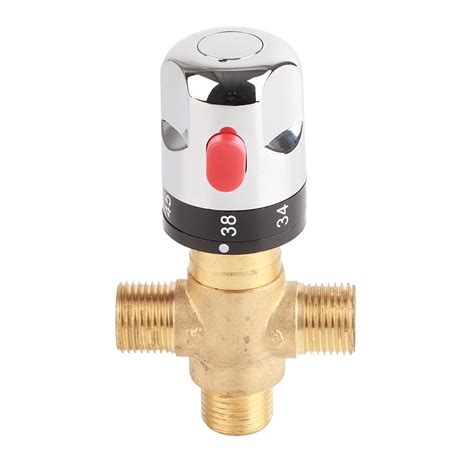 Buy Thermostatic Mixing Valve, Brass Thermostatic Mixer Valve Blending ...