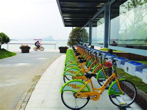 公共自行车租赁点围着唐岛湾“转”(图)-搜狐滚动
