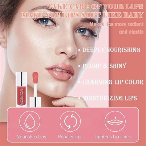 Buy Lip Oil Hydrating Tinted Lip Balm, Plump Lip Gloss Lip Care ...