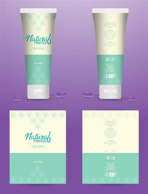 Cream packaging design template Images - Free Download on Freepik