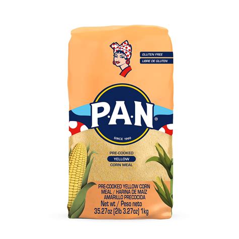 P.A.N. Yellow Corn Meal IEF31 - Pre-cooked Gluten Free and Kosher Flour ...