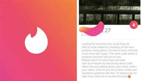 Resolve code to earn a date: Benglauru techie's Tinder profile is ...