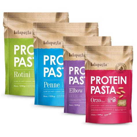Amazon.com : High Protein Pasta, 19g, Made with Lupin Flour & Sunflower ...