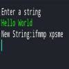 Write a program to accept a string, convert it to lower case and ...