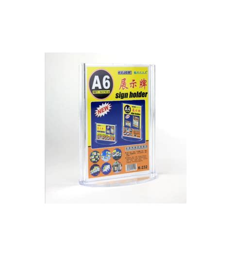 Tanjashop.com - Porte-Affiche A6 en Plexy Transparent – Support ...