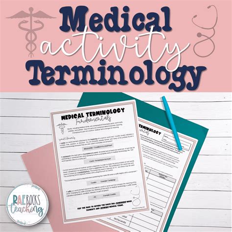 Medical Terminology Activity - Rae Rocks Teaching
