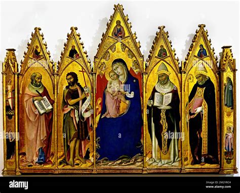 Virgin And Child With Saints And Angels