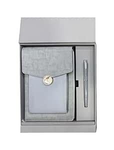 Greeshma Executive Gift Set | A5 240 Pages Leather Notebook With ...