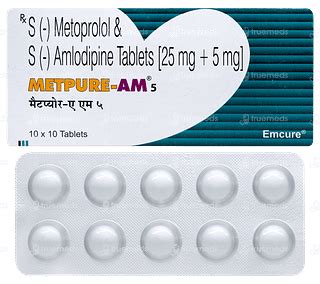 Metpure Am 25/5 MG | Order Metpure Am 25/5 MG Tablet Mr Online at Truemeds