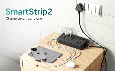 Ambrane Extension Board, 1 Type C, 3 USB Ports, 3 International Power ...