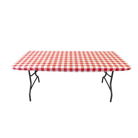 Waverly Inspirations Rectangular Elastic Fitted Vinyl Table Cover with ...