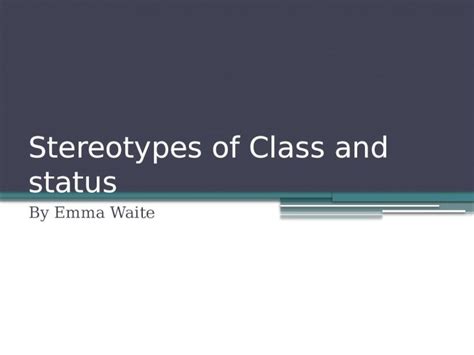 Class Stereotype 的图像结果