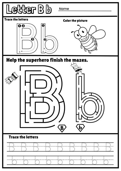 Letter B Printable Coloring Pages [2025]