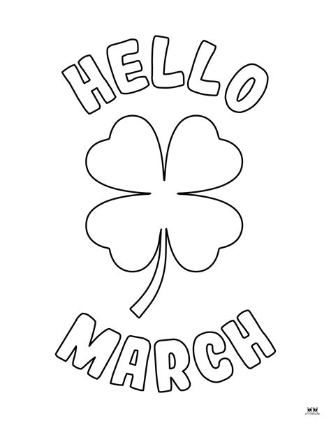 March Coloring Pages - 25 FREE Printable Pages | Printabulls